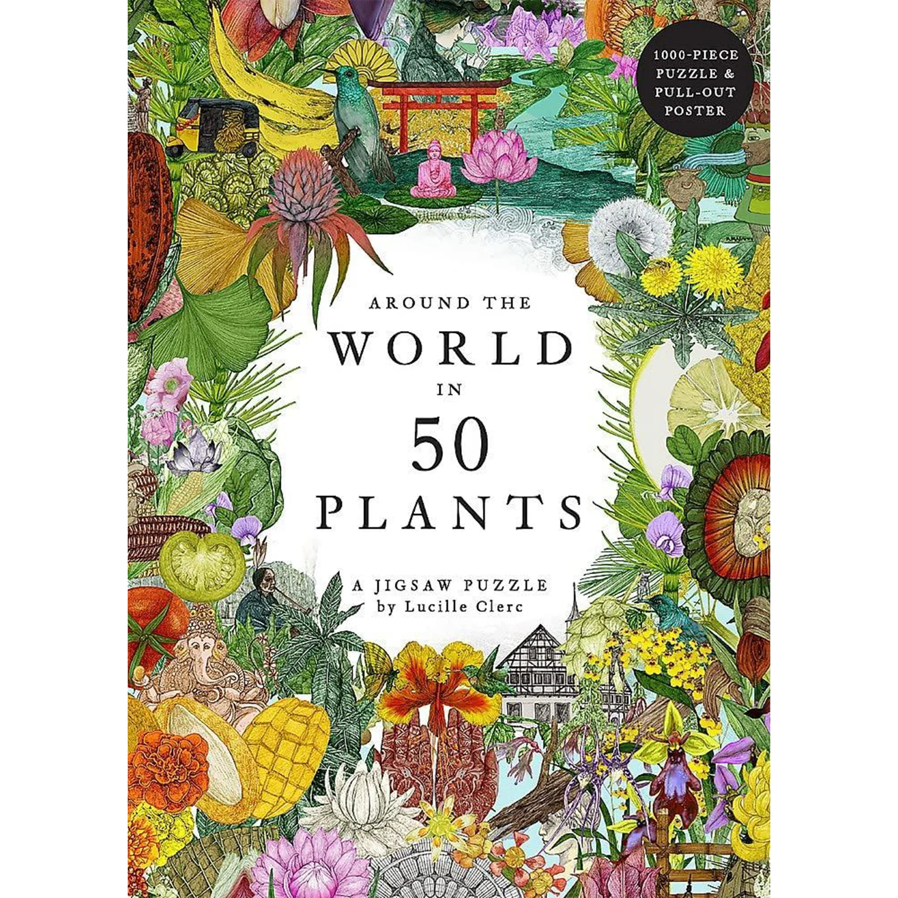 Around the World in 50 Plants : 1000 piece jigsaw puzzle