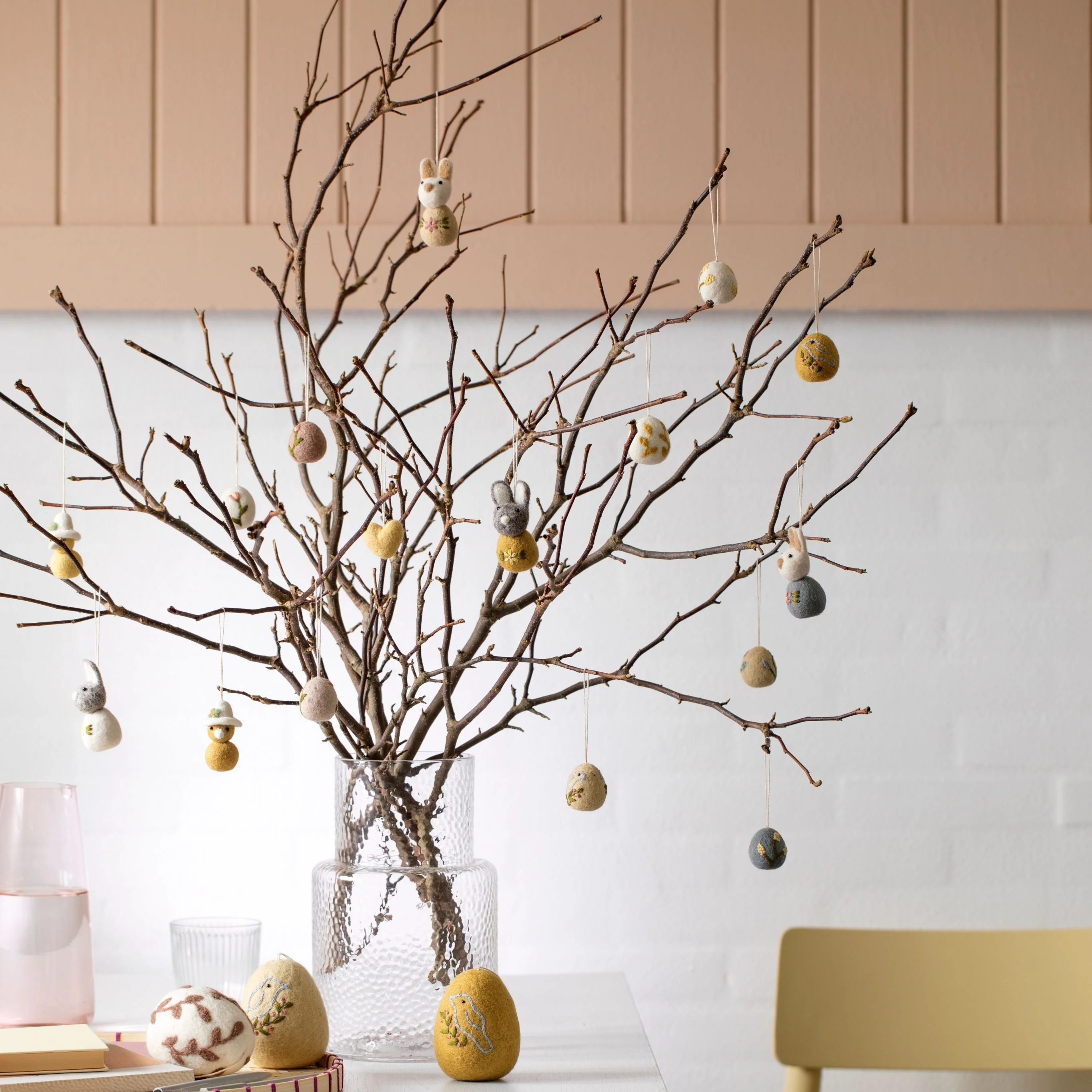 Eggs with Birds Hanging Decoration - Image 2