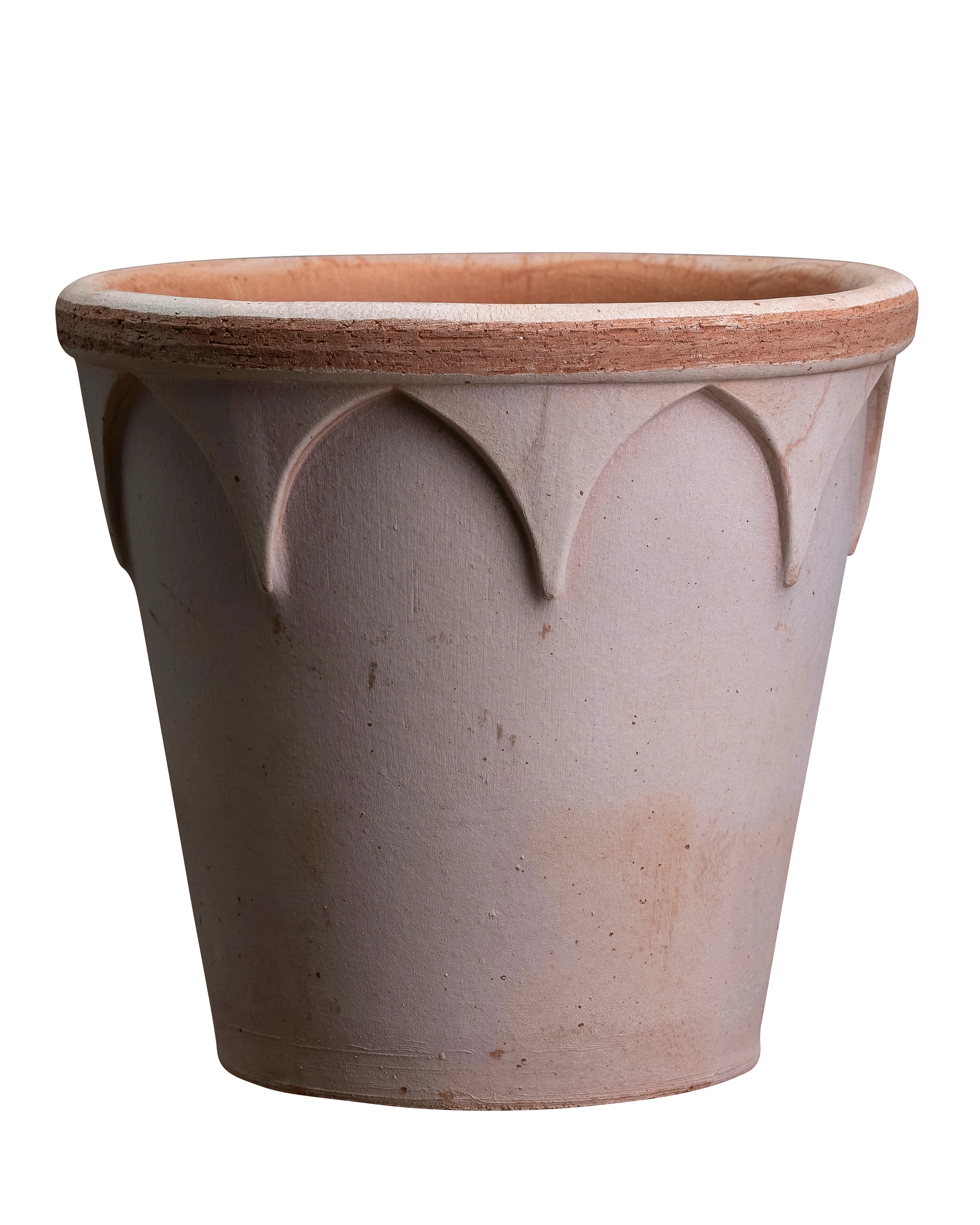 Bergs Potter - Elizabeth Terracotta Pot and Saucer 14cm - Image 3