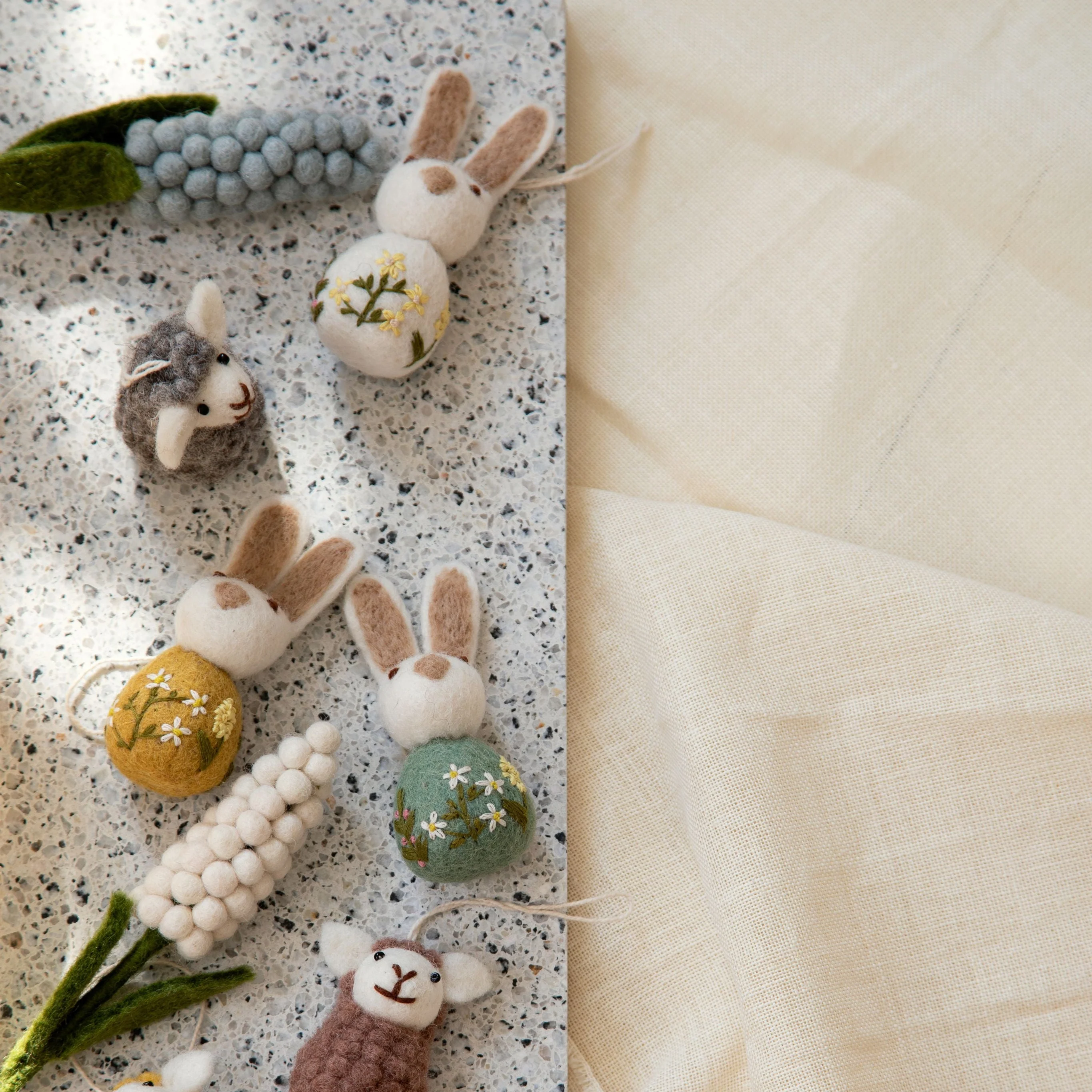 White Sitting Sheep Decoration - Image 2