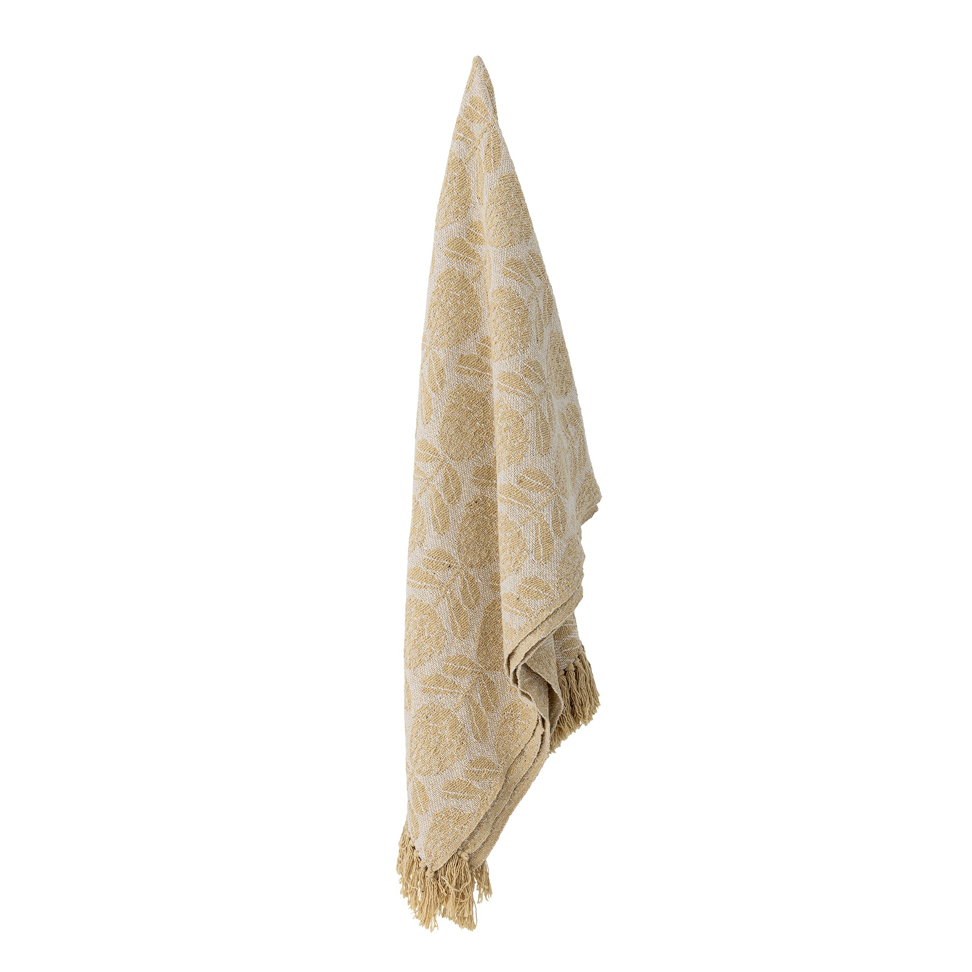 Pratello Yellow Recycled Cotton Throw - Image 3