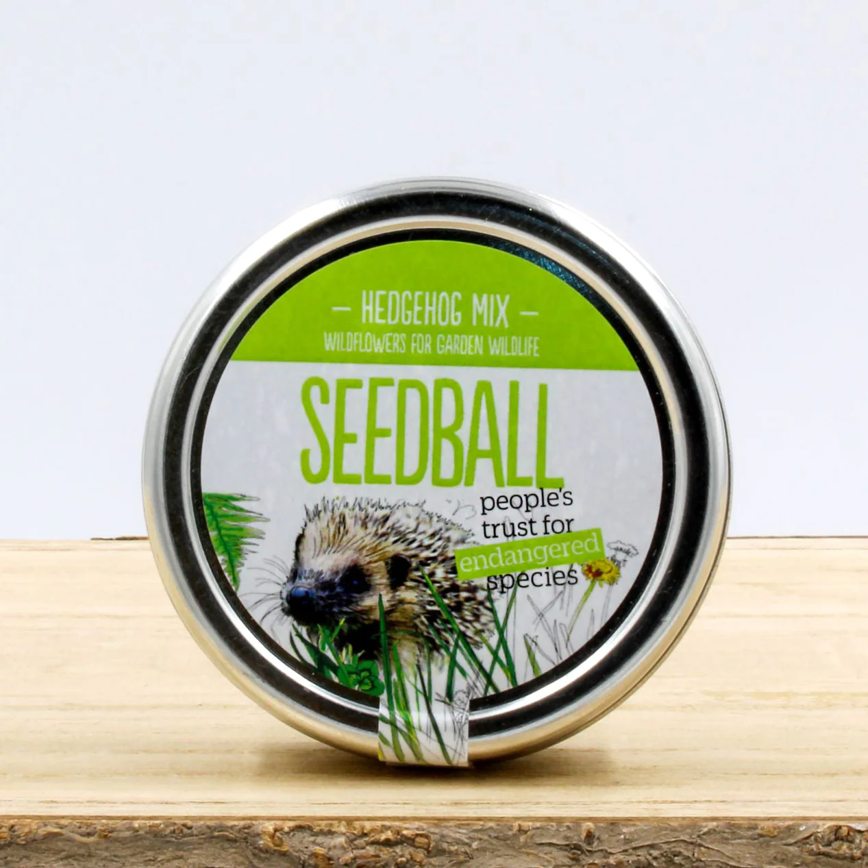 Seedball Tin - Hedgehog Mix