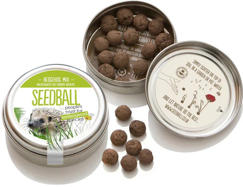 Seedball Tin - Hedgehog Mix - Image 2